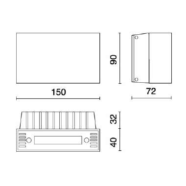 MICROVARIANTLED 8X1.2W 350MA 230V LBC GR - SIDE ILLUMINAZIONE E5855/LBC - SIDE ILLUMINAZIONE E5855/LBC product photo Photo 03 3XL