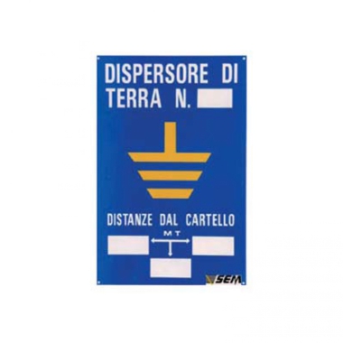 CARTELLO INDICATORE POZZETTO TERRA - SEM 5398 product photo Photo 01 3XL