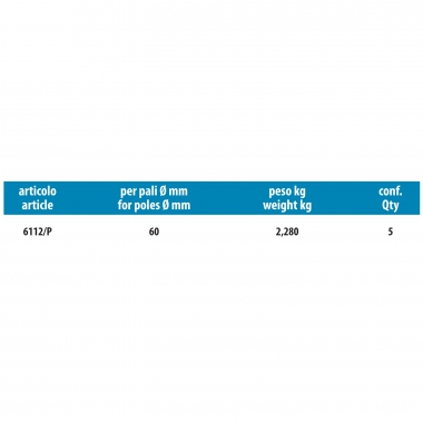 ZANCA A MURO ALTEZZA 100 MM. - SEM 611410 product photo Photo 02 3XL