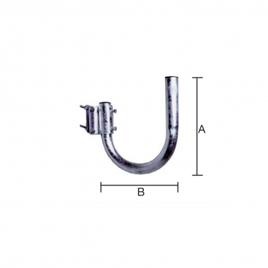 SEM STAFFA PER PALO DM. 40 MM. - SEM 6170 product photo Photo 02 3XL