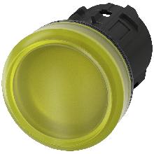 INDICATORE LUMINOSO GIALLO LENTE LISCIA - SIEMENS 3SU10016AA300AA0 - SIEMENS 3SU10016AA300AA0 product photo