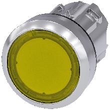 PULS. LUMINOSO PIATTO GIALLO - SIEMENS 3SU10510AB300AA0 - SIEMENS 3SU10510AB300AA0 product photo