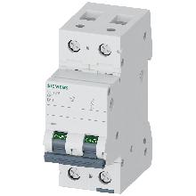 Interruttore magnetotermico 400V 10 kA, a 2 poli, B, 16A<br>L'interruttore magnetot - SIEMENS 5SL42166 product photo