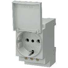 PRESA SCHUKO 2P+T 16A 250V 2,5UM - SIEMENS 5TE6802 - SIEMENS 5TE6802 product photo