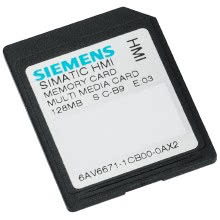 SCHEDA MMC CARD 128 MB PER OP77B - SIEMENS 6AV66711CB000AX2 - SIEMENS 6AV66711CB000AX2 product photo