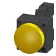 IND.LUM.PL.GIALLO LED 110V AC - SIEMENS 3SB32486BA30 - SIEMENS 3SB32486BA30 product photo Photo 01 2XS