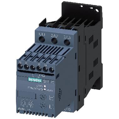 Softstarter S00, 9 A, 4 kW/400 V, 40 gradi, AC 200 ... 480 V, AC/DC 110 ... 230 V - SIEMENS 3RW30161BB14 product photo Photo 01 3XL