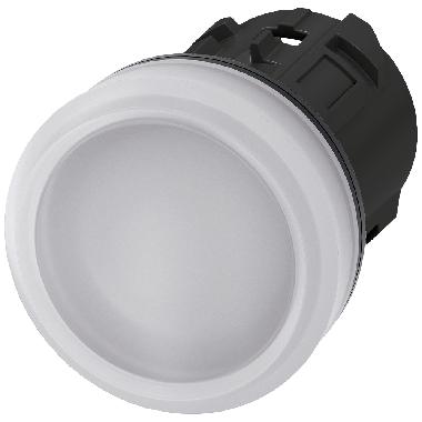 INDICATORE LUMINOSO BIANCO LENTE LISCIA - SIEMENS 3SU10016AA600AA0 - SIEMENS 3SU10016AA600AA0 product photo Photo 01 3XL