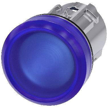 INDICATORE LUMINOSO BLU LENTE LISCIA - SIEMENS 3SU10516AA500AA0 - SIEMENS 3SU10516AA500AA0 product photo Photo 01 3XL