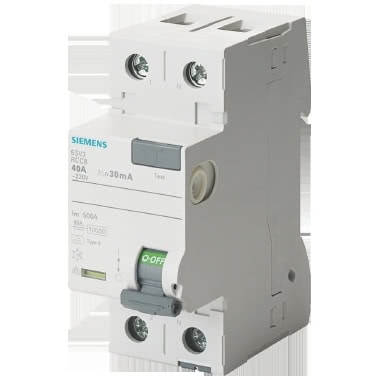 DIFF. 2P 25A 0,3A TIPO A - SIEMENS 5SV36126 - SIEMENS 5SV36126 product photo Photo 01 3XL