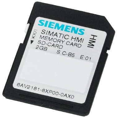 SIMATIC HMI MEMORY CARD 2 GB - SIEMENS 6AV21818XP000AX0 - SIEMENS 6AV21818XP000AX0 product photo Photo 01 3XL