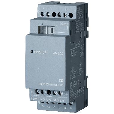 LOGO! AM2 AQ, 2AQ, 0-10V, 0/4-20MA - SIEMENS 6ED10551MM000BA2 - SIEMENS 6ED10551MM000BA2 product photo Photo 01 3XL
