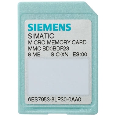 S7 MICRO MEMORY CARD, 4MB - SIEMENS 6ES79538LM310AA0 - SIEMENS 6ES79538LM310AA0 product photo Photo 01 3XL