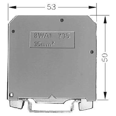 MORSETTO UNIP. DI TERRA 35MMQ - SIEMENS 8WA10111PM00 - SIEMENS 8WA10111PM00 product photo Photo 01 3XL