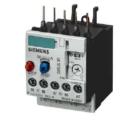 RELE' TERMICO X S00 0,9-1,25A - SIEMENS 3RU11160KB0 - SIEMENS 3RU11160KB0 product photo Photo 01 3XL