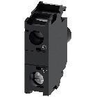 PORTALAMP. LED BIANCO INCLUSO 24V UC - SIEMENS 3SU14011BB601AA0 - SIEMENS 3SU14011BB601AA0 product photo