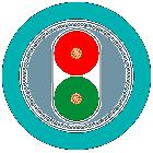 SIMATIC NET CAVO PB FC TRASC. MIN.20M - SIEMENS 6XV18303EH10 - SIEMENS 6XV18303EH10 product photo