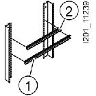 SUPPORTO MORSETT. ORIZZ.CORTA B600 - SIEMENS 8GF9672 - SIEMENS 8GF9672 product photo