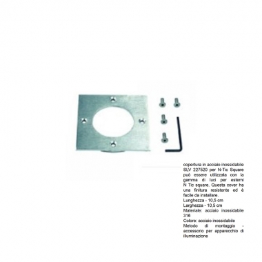 STAINLESS SQUARE STRUTTURA ACCIAIO INOXI - SLV ITALIA 227520 product photo Photo 01 3XL