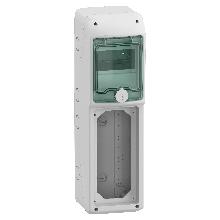 Quadro Kaedra IP65 5 moduli 1 presa interbloccata Unika - SCHNEIDER ELECTRIC 10370 product photo