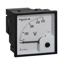 Voltmetro analogico VLT - 72 x 72 mm - 0..500 V - SCHNEIDER ELECTRIC 16005 product photo