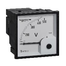 Voltmetro analogico VLT - 72 x 72 mm - 0..500 V - SCHNEIDER ELECTRIC 16005 product photo