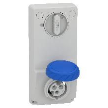 Presa da incasso interbloccata Unika IP65 16A 220V 2P+T - SCHNEIDER ELECTRIC 82081 product photo