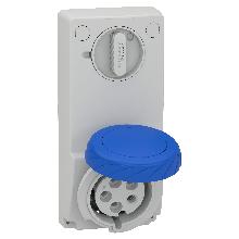 Presa da incasso interbloccata Unika IP65 32A 220V 2P+T - SCHNEIDER ELECTRIC 82092 product photo