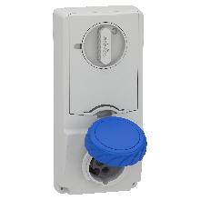 PRESA IB INC.FUS.IP65 2PT16A220V - SCHNEIDER ELECTRIC 82181 - SCHNEIDER ELECTRIC 82181 - SCHNEIDER ELECTRIC 82181 product photo