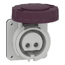 Presa fissa BTS da incasso IP67 16A 24V 50Hz 2P - SCHNEIDER ELECTRIC 82951 product photo