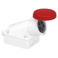 Presa fissa BT da parete IP67 32A 380V 3P+N+T - SCHNEIDER ELECTRIC 83171 product photo