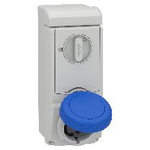 Presa da parete interbloccata fusibilata Unika IP65 32A 220V 2P+T - SCHNEIDER ELECTRIC 83192 product photo
