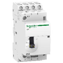 Contattore iCT 4NA 25A comando 24Vca man. - SCHNEIDER ELECTRIC A9C21134 product photo
