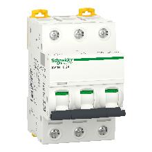Interruttore magnetotermico iC60H 3P C 2A 10000A - SCHNEIDER ELECTRIC A9F84302 product photo