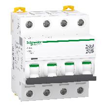 Interruttore magnetotermico iC60H 4P C 4A 10000A - SCHNEIDER ELECTRIC A9F84404 product photo