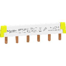 Pettine di collegamento tagliabile iC60/STI 1P (L1) 6 moduli - SCHNEIDER ELECTRIC A9XPH106 product photo