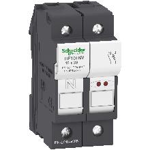 Portafusibile TeSys DF 32A - fusibile 10x38 1P+N con LED - SCHNEIDER ELECTRIC DF101NV product photo