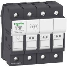 Portafusibile TeSys DF 32A - fusibile 10x38 3P+N - SCHNEIDER ELECTRIC DF103N product photo