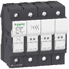 Portafusibile TeSys DF 32A - fusibile 10x38 3P+N - SCHNEIDER ELECTRIC DF103N product photo