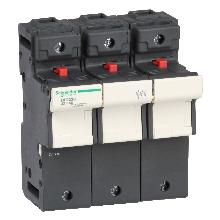 Portafusibile TeSys DF 125A - fusibile 22x58 3P - SCHNEIDER ELECTRIC DF223C product photo
