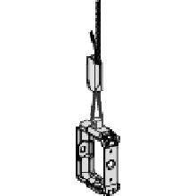 Canalis - Staffa di fissaggio universale e cavo in acciaio da 3 m per KBB - SCHNEIDER ELECTRIC KBB40ZFSU product photo