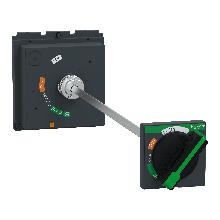 Manovra rotativa rinviata, ComPacT NSX400/630 retraibile, manovra nera, lunghezza albero telescopico da 272 mm a 600 mm, IP55 - SCHNEIDER ELECTRIC LV432603T product photo