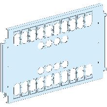 Piastra di fondo 1-2 NS-INS630 V - SCHNEIDER ELECTRIC LVS03461 product photo