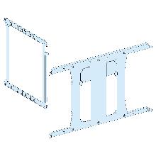 Piastra di fondo NS1000 H fis/dir/rot 4P - SCHNEIDER ELECTRIC LVS03480 product photo