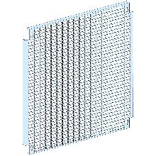 Piastra di fondo preforata 12M - SCHNEIDER ELECTRIC LVS03574 product photo