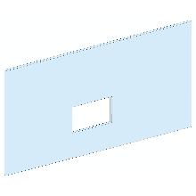 Piastra frontale NS1600 H fis/dir-rot 4P - SCHNEIDER ELECTRIC LVS03687 product photo