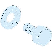 40 viti M6X16 per barre filettate<lt/>630 - SCHNEIDER ELECTRIC LVS04195 product photo