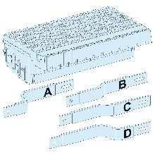 Blocco di alimentazione Polypact fisso/dir4P + collegamento - SCHNEIDER ELECTRIC LVS04404 product photo