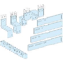 Collegamento 1600A NS1600 fisso 4P - SCHNEIDER ELECTRIC LVS04488 product photo