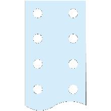 Barra preforata V 50X10 - SCHNEIDER ELECTRIC LVS04525 product photo